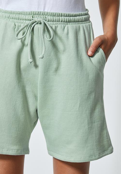 Superbalist - Long jogger shorts - sage