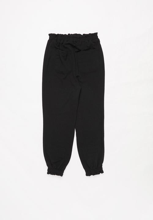 Superbalist - Paperbag waist joggers - black