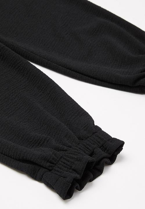 Superbalist - Paperbag waist joggers - black