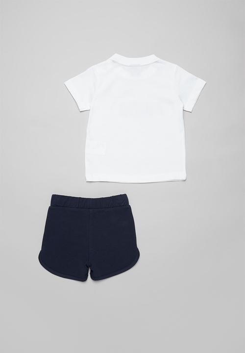 PUMA - Mini cats - white & navy