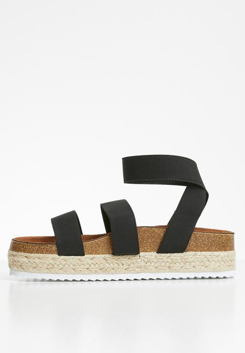 Superbalist - Caley espadrille - black
