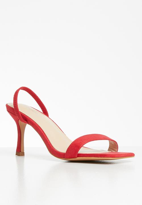 Superbalist - Lulla slingback heel - red