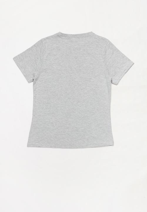 Rebel Republic - Printed short sleeve tee - grey