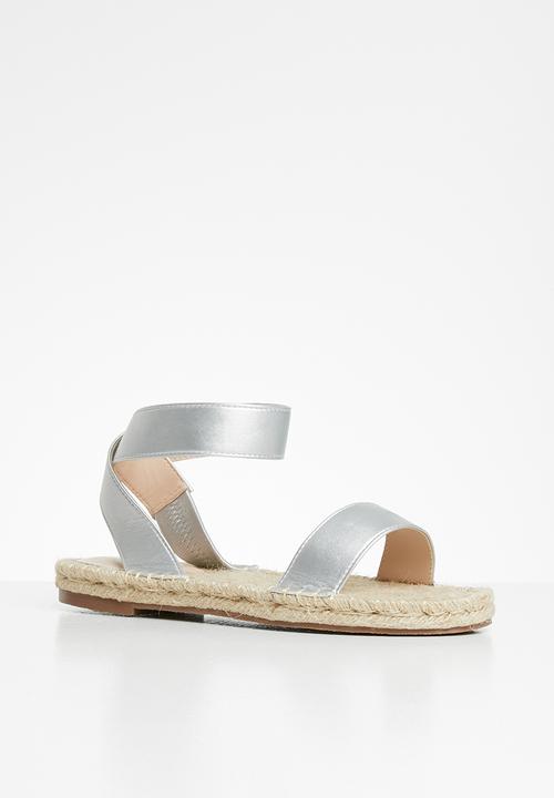 Superbalist - Jenae espadrille - silver