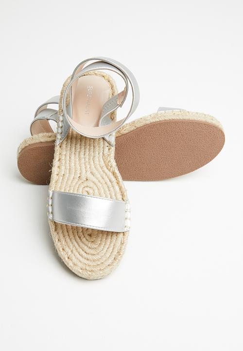 Superbalist - Jenae espadrille - silver