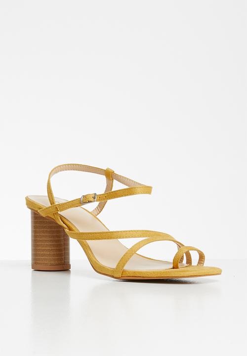 edit - Leonie barely-there heel - yellow