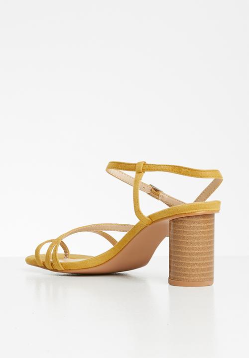 edit - Leonie barely-there heel - yellow