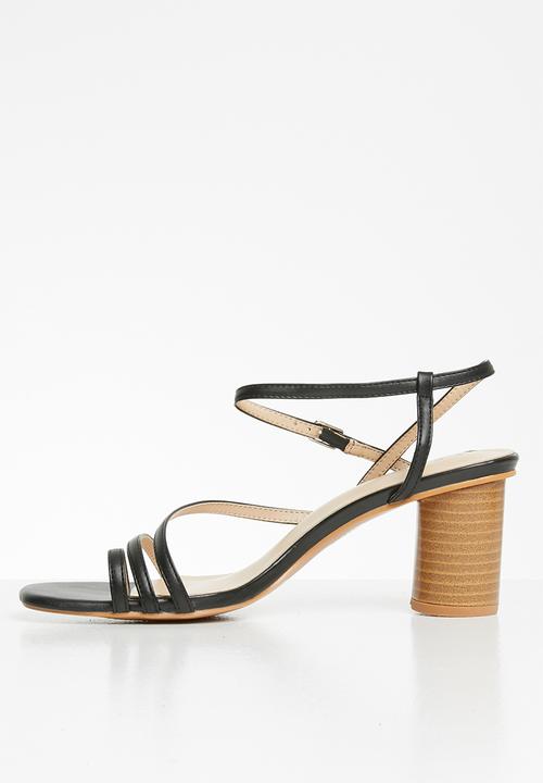 edit - Leonie barely-there heel - black