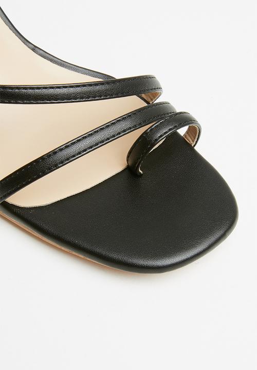 edit - Leonie barely-there heel - black