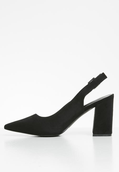 Superbalist - Jamie court block heel - black