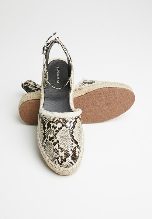 Superbalist - Etta espadrille - snake