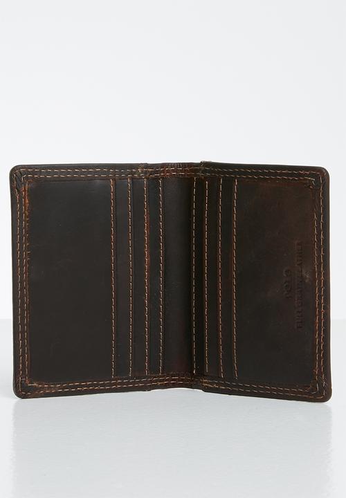 POLO - Tuscany leather credit card holder - brown