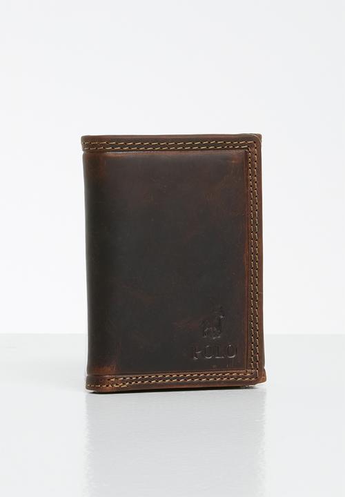 POLO - Tuscany trifold wallet - brown
