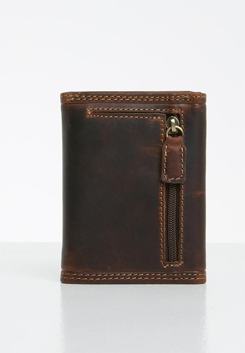 POLO - Tuscany trifold wallet - brown