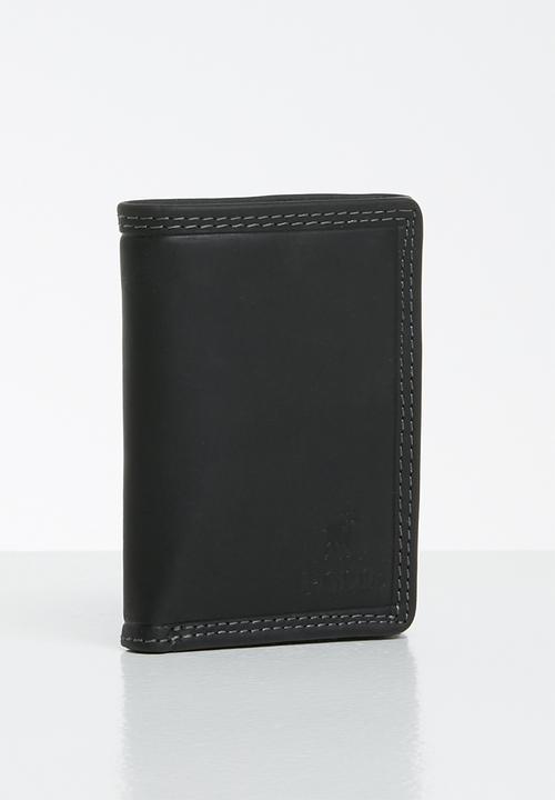 POLO - Tuscany trifold wallet - black