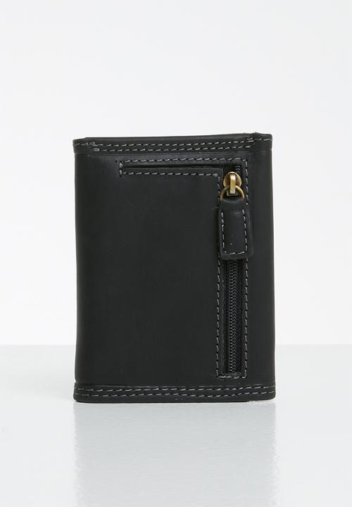 POLO - Tuscany trifold wallet - black