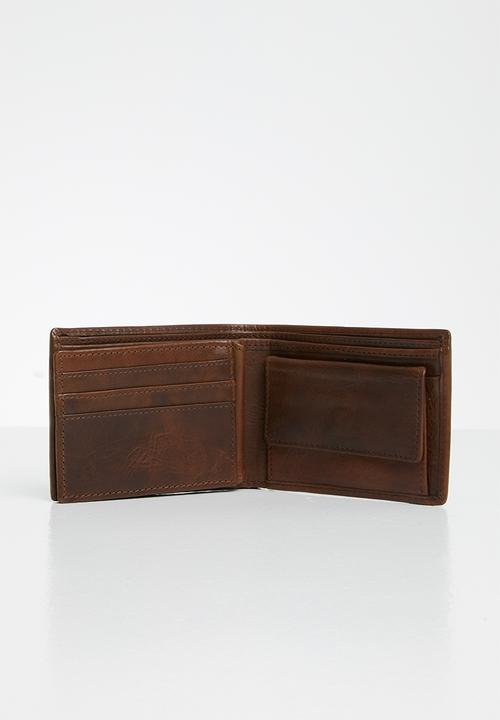 POLO - Etosha wallet small multi card & coin - brown