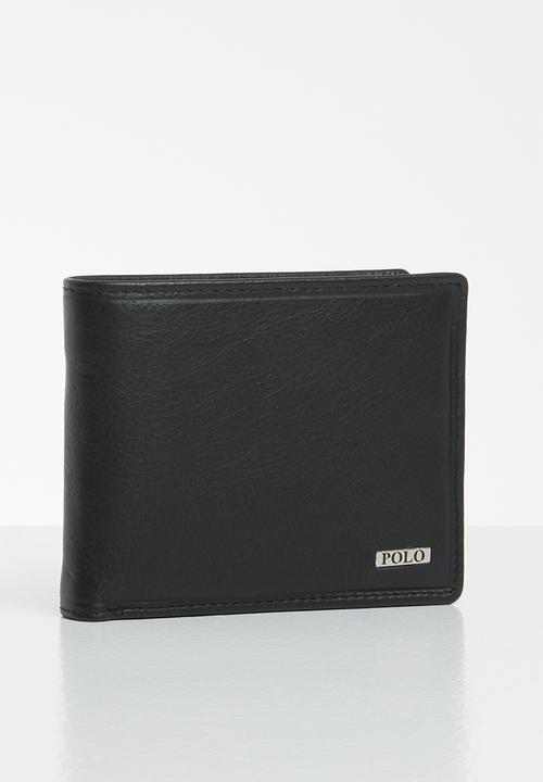 POLO - Nappa billfld driv lic - black