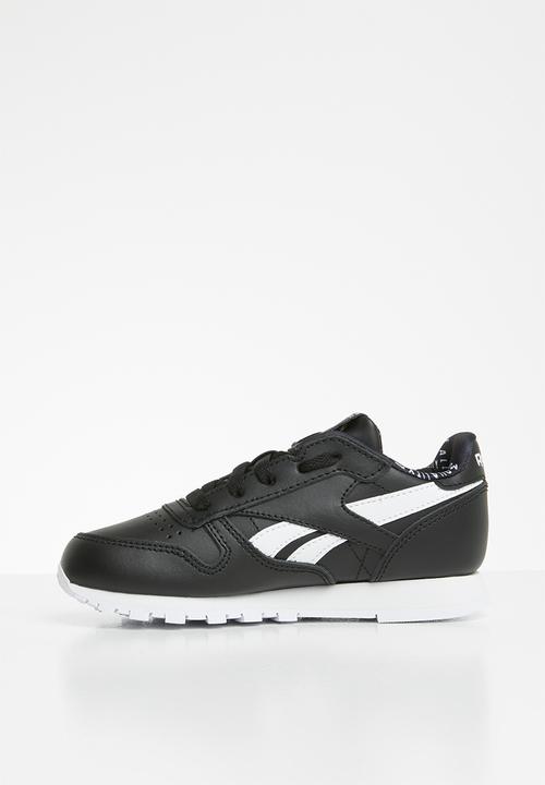 Reebok Classic - Boys classic leather sneaker - black/white