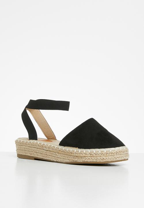 Superbalist - Trish espadrille - black