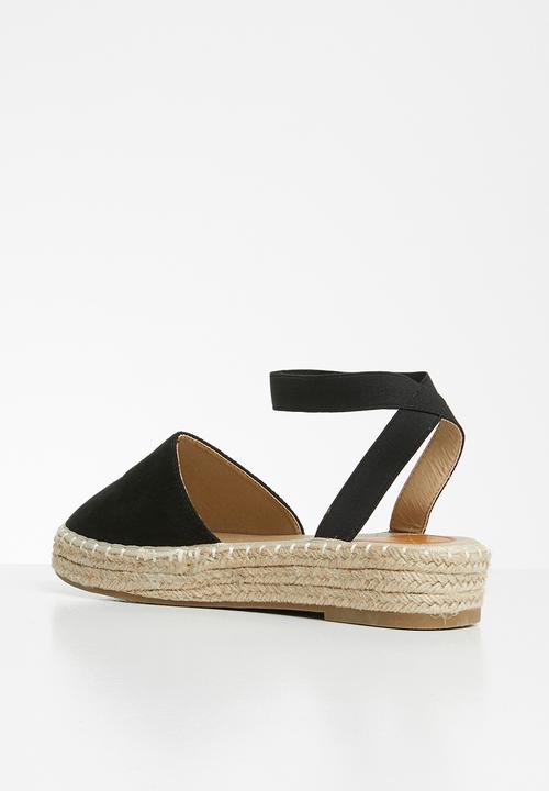 Superbalist - Trish espadrille - black