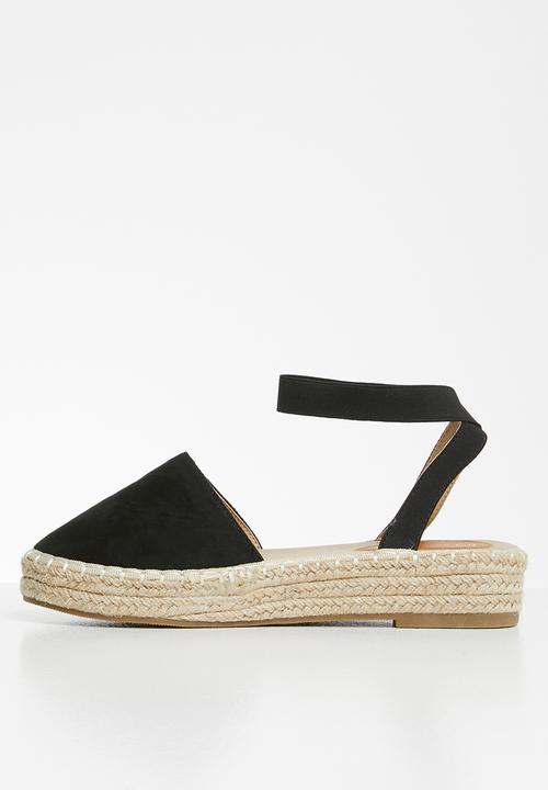 Superbalist - Trish espadrille - black