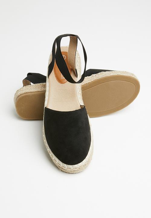 Superbalist - Trish espadrille - black