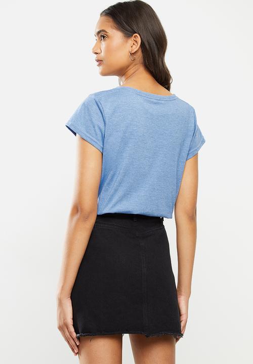 Lizzy - Arley tee - sky blue mel