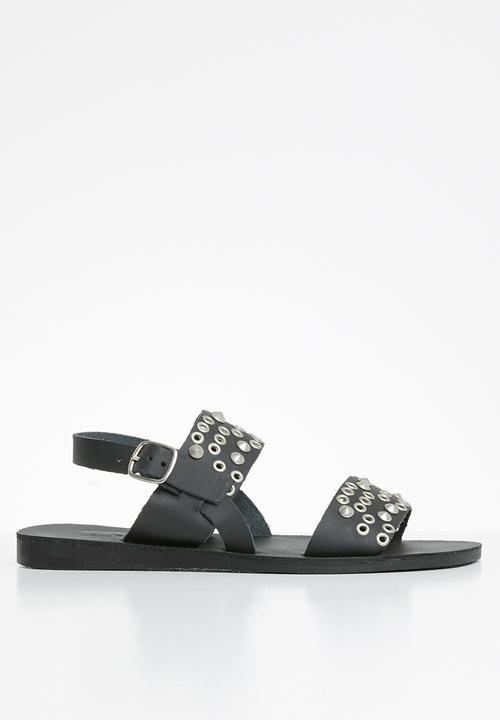 iFELE - Sibongile leather sandal - black