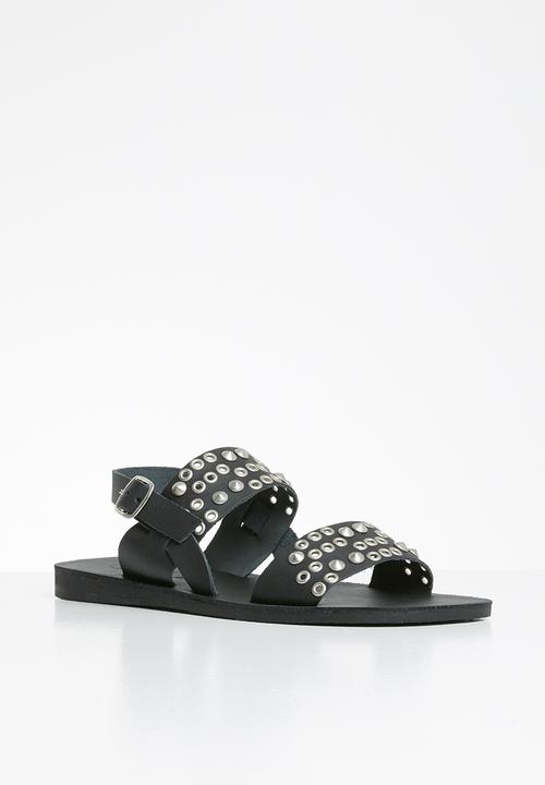 iFELE - Sibongile leather sandal - black