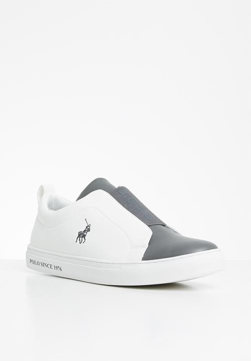 POLO - Boston gusset slip on sneaker - white