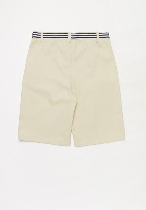 POLO - Boys bradley chino short - stone