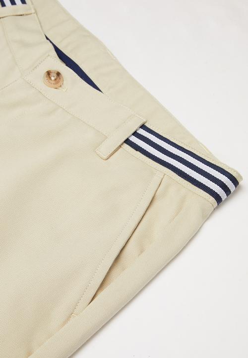 POLO - Boys bradley chino short - stone