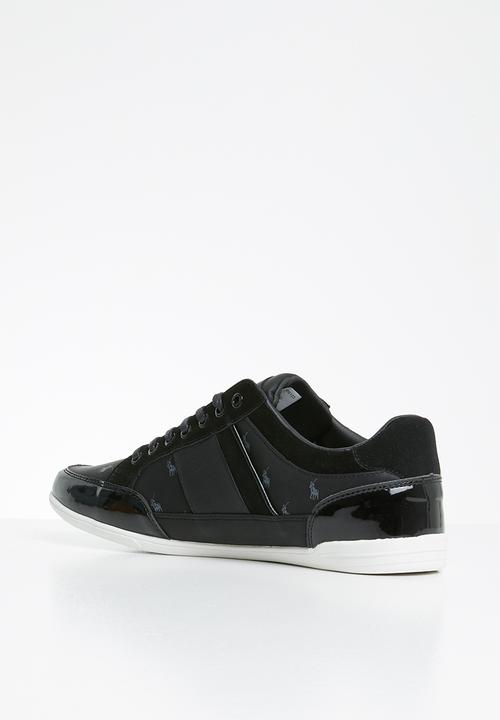 POLO - Benjamin side flash sneaker - black