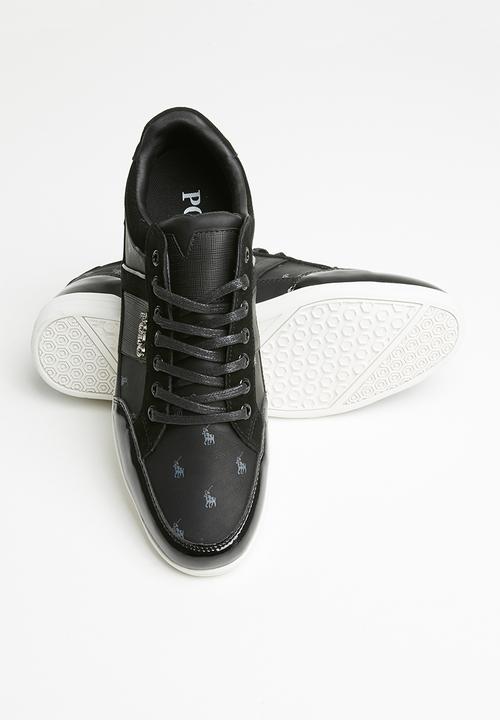 POLO - Benjamin side flash sneaker - black