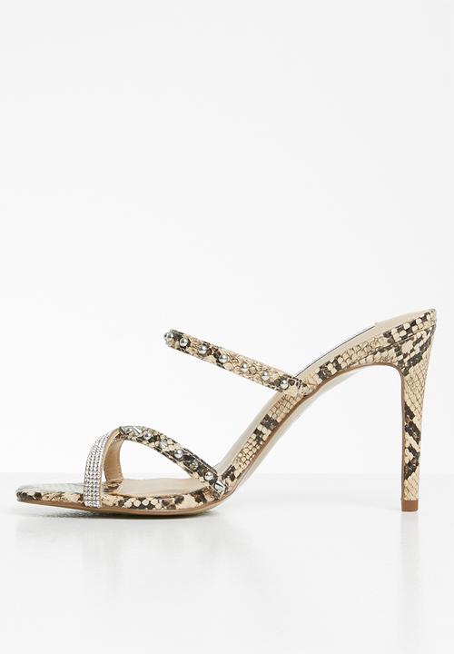 Steve Madden - Amari heel - tan snake