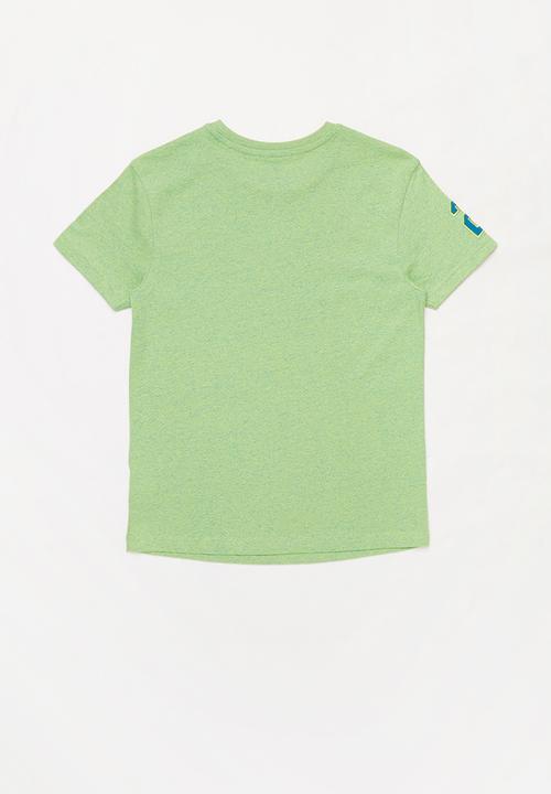 POLO - Hawke space dye short sleeve tee - lime
