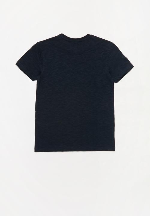 POLO - Ethan printed tee - navy