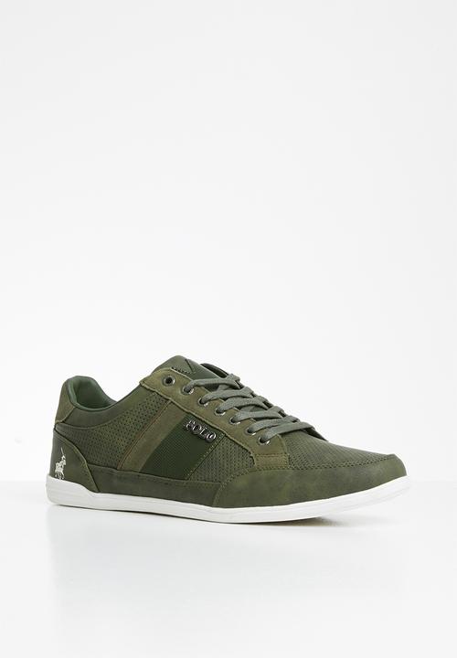 POLO - Benjamin side flash sneaker - green