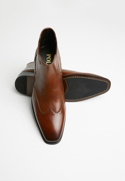 POLO - Corey elasticated boot - brown