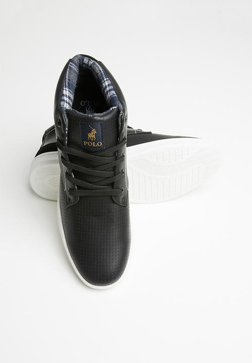 POLO - Leather casual boot - black