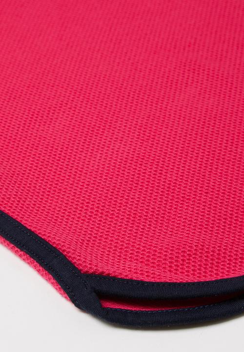 POLO - Girls zoe honeycomb ss golfer - cerise