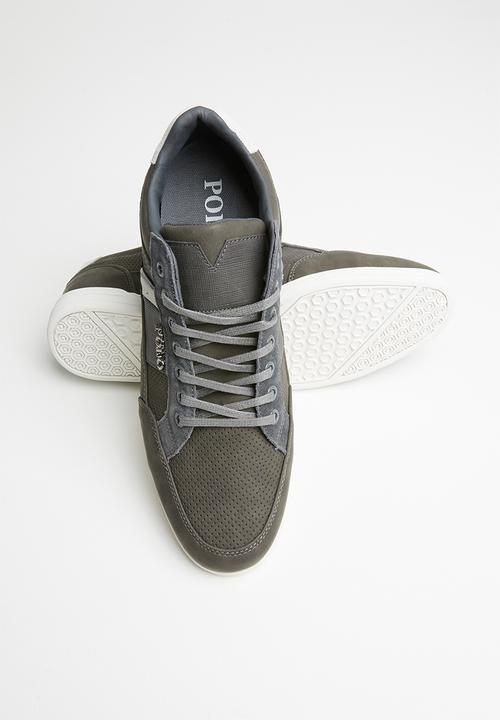 POLO - Benjamin side flash sneaker - grey