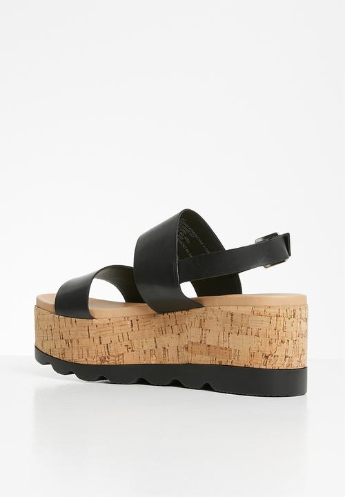 Steve Madden - Hazy sandal - black leather