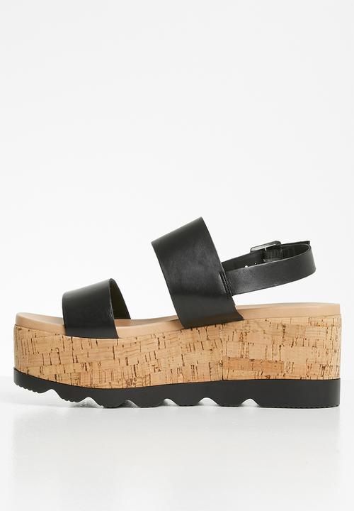 Steve Madden - Hazy sandal - black leather