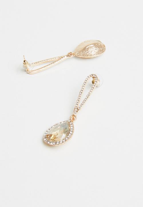 Superbalist - Teardrop studs - gold