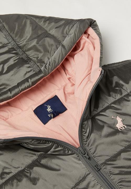 POLO - Girls Gianna long sleeve puffer jacket - grey 