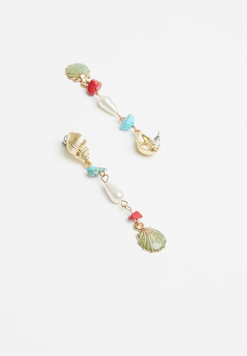 Superbalist - Shell earrings - multi