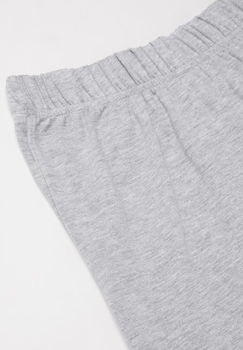 Superbalist - Nasa shorts & tee pj set - black & grey