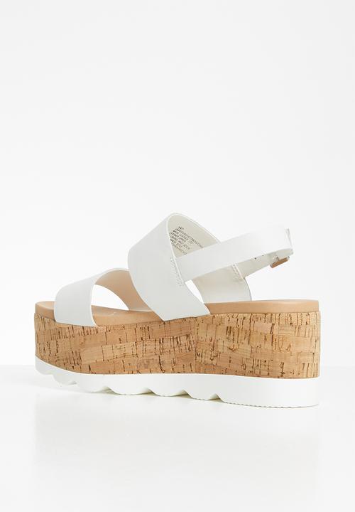 Steve Madden - Hazy sandal - white leather